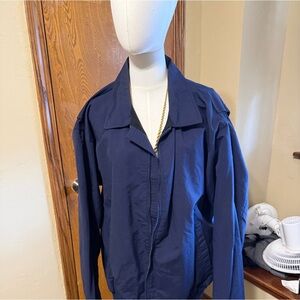 Vintage Carhartt Full Zip Jacket Blue Nylon  Men's Size XL